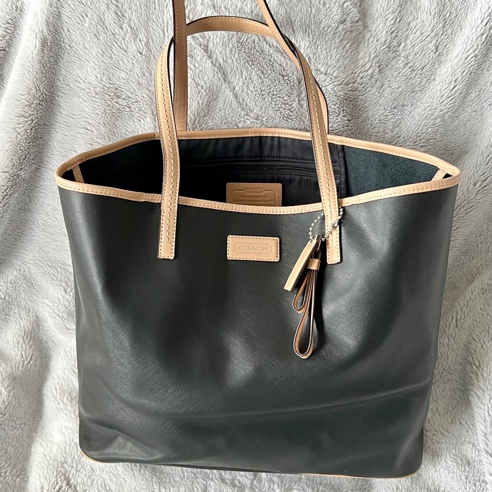 Coach Crossgrain Leather Large Metro Tote